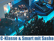 Wahrlich... Die neue C-Klasse und der smart fourtwo plus Sasha: die Mercedes Benz Niederlassung München feierte am 21.03.2007 (Foto: Nathalie Tandler)